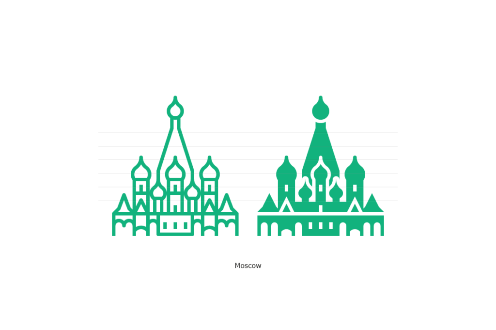 Moscow - Saint Basil's Cathedral Icon
