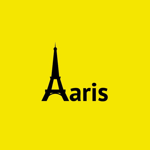 Paris Eiffel Tower - Silhouette Illustrations