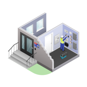isometric room cutaway